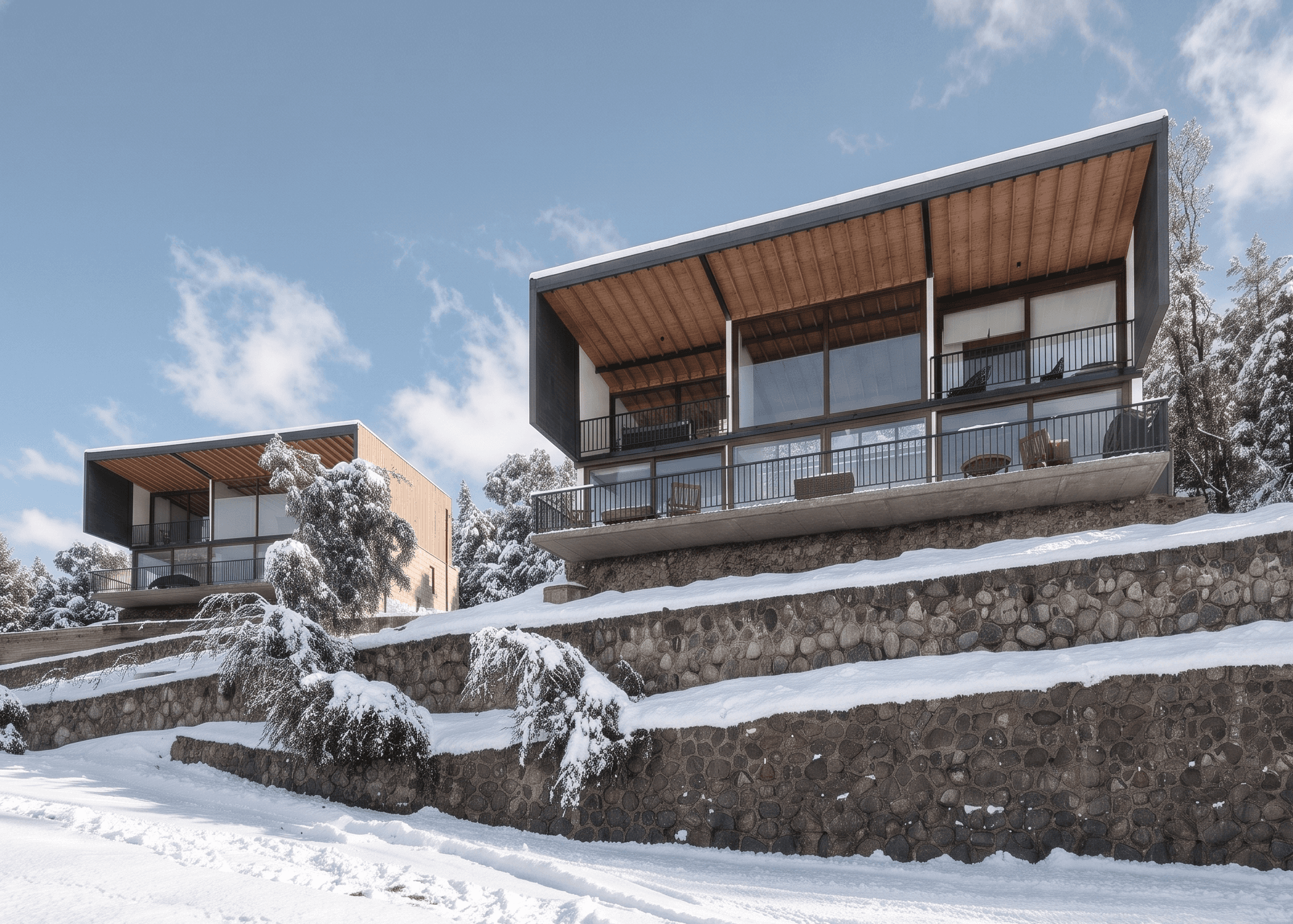 Los Refugios Houses, El Arrayán — Espiral Arquitectos