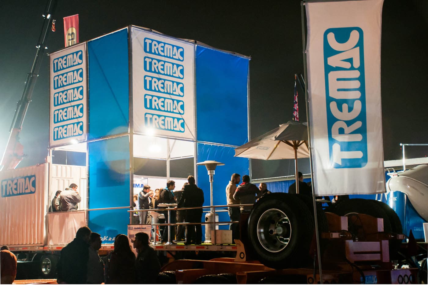 Stand Tremac en Fenatran — detalle 1