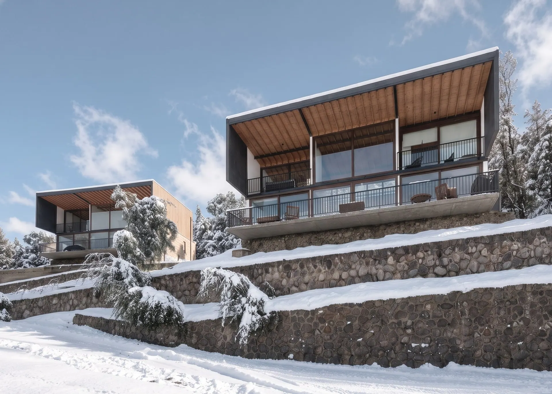 Los Refugios Houses — Residential Architecture, El Arrayán, Lo Barnechea