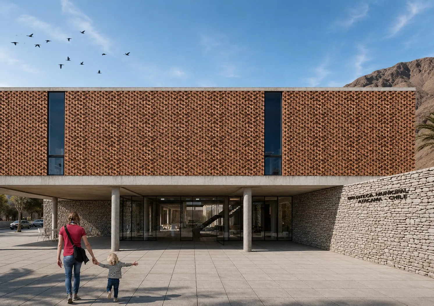 Chañaral Library Competition — detalle 1