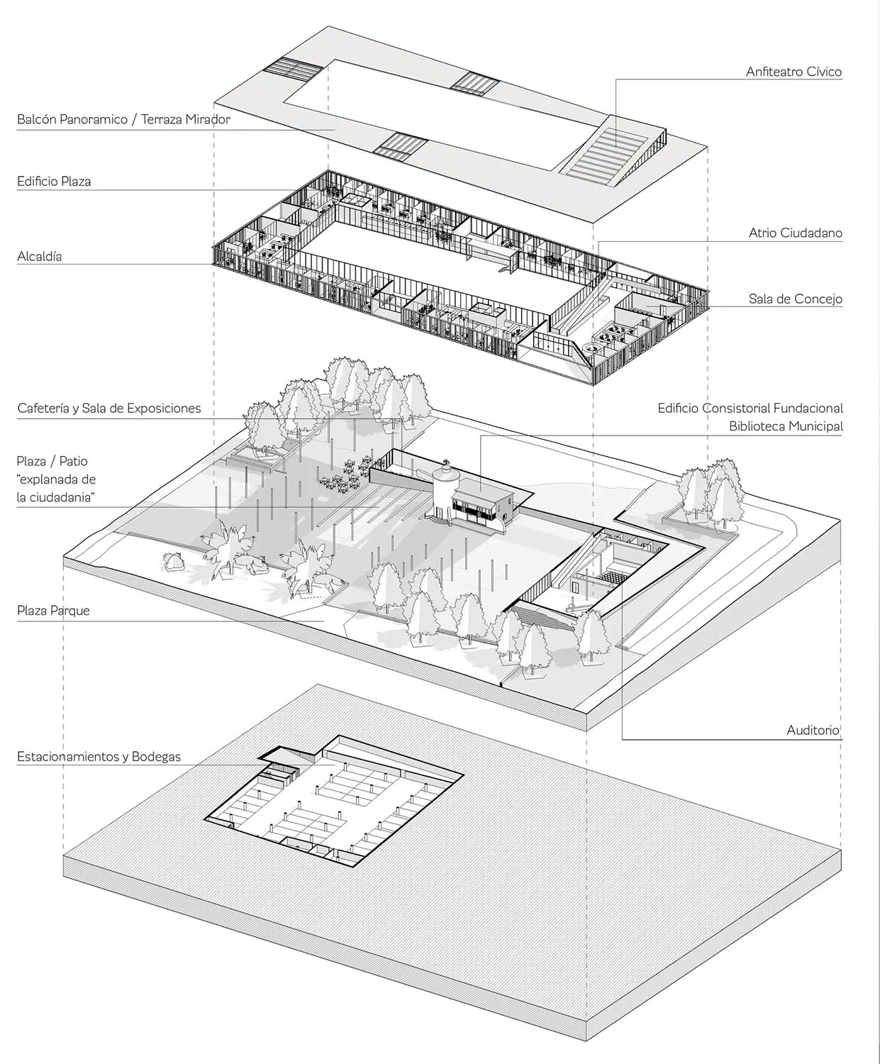 Papudo City Hall Competition — detalle 2